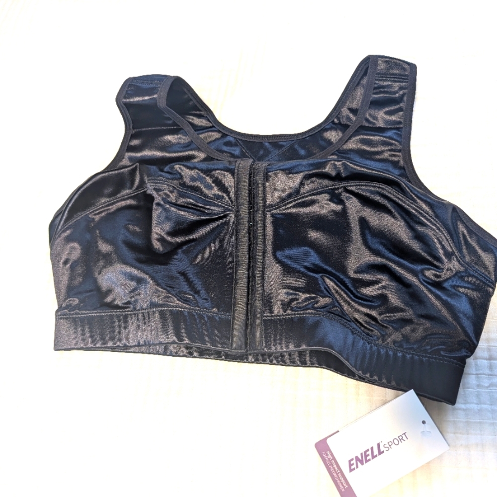 ENELL SPORT HIGH IMPACT BRA - Black Size 4